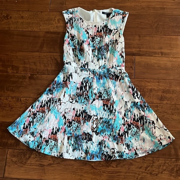 French Connection 'Isla' Ripple Print Jersey Fit & Flare Dress - Picture 7 of 13